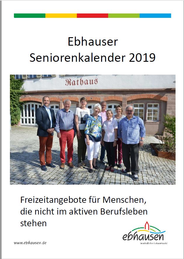  Seniorenkalender 2019 